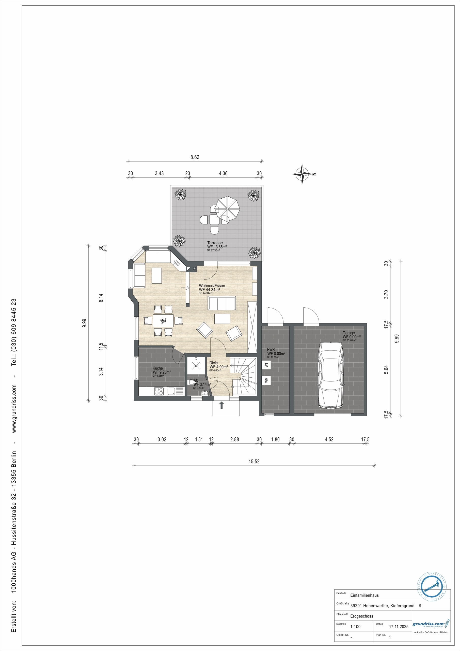 Grundriss Erdgeschoss