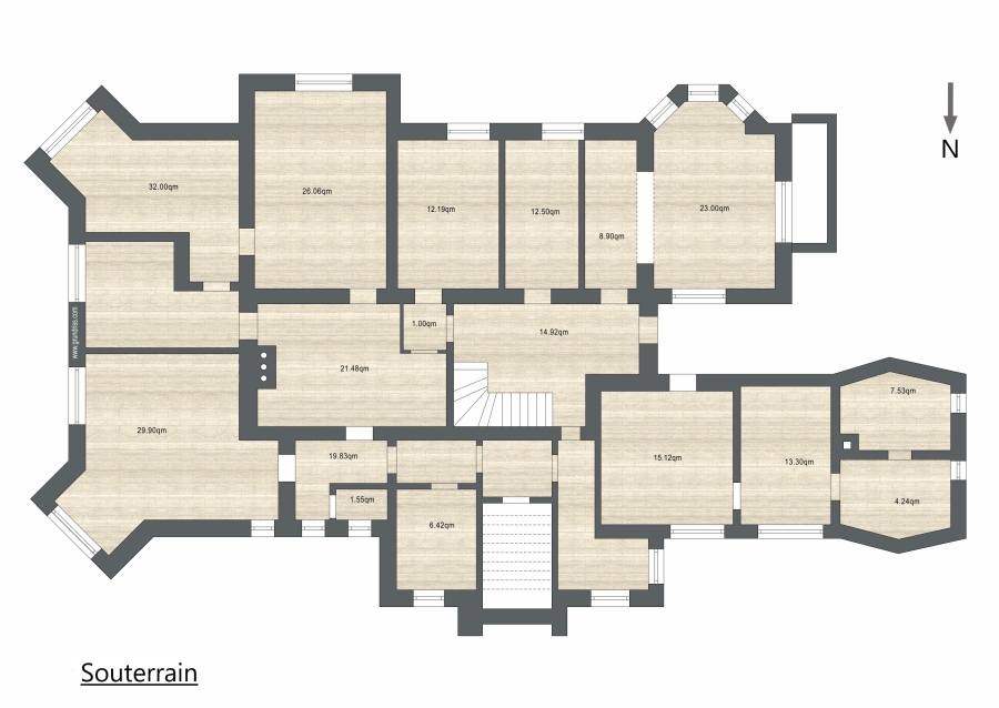 Grundriss Souterrain