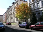 Hausansicht - Vermietete Dachgeschosswohnung mit Loggia in Leipzig Kleinzschocher