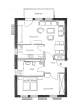 Grundriss - Schöne 2-Raumwohnung östlich von Leipzig mit Stellplatz