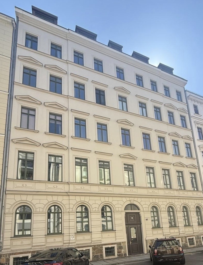 Große 4-Raumwohnung im Zentrum von Leipzig mit Aufzug und Balkon, 04105 Leipzig, Etagenwohnung
