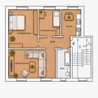 Grundriss Wohnung