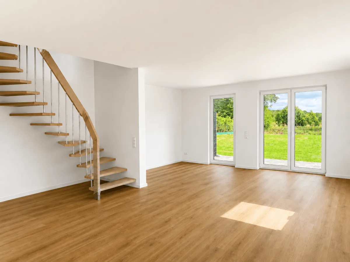 Wohnzimmer nach Fertigstellung