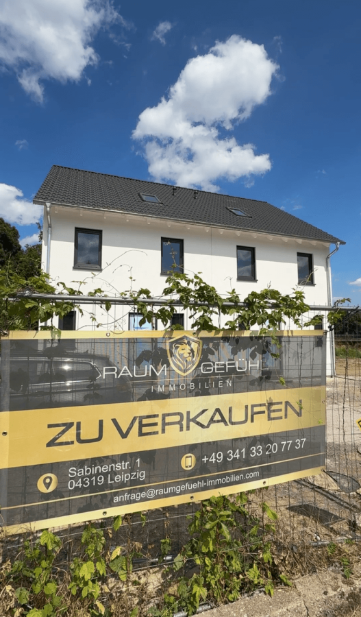 Moderner Neubautraum in Naunhof bei Leipzig – Bezugsfertig 2026, 04683 Naunhof, Doppelhaushälfte
